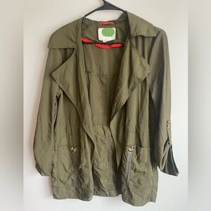 Anthropologie Light Green Jacket/Blazer